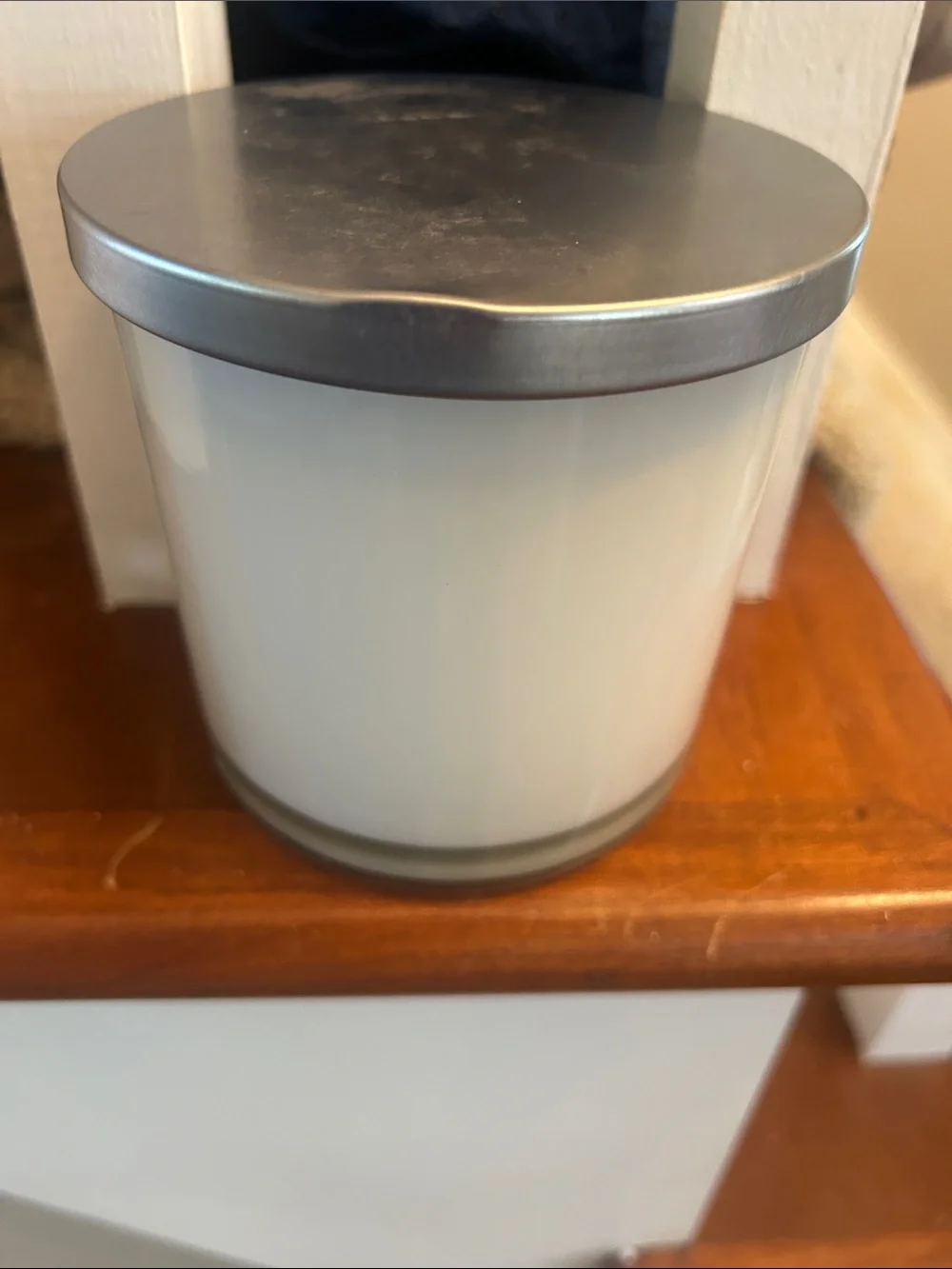 White Scented Candle - Home Accents